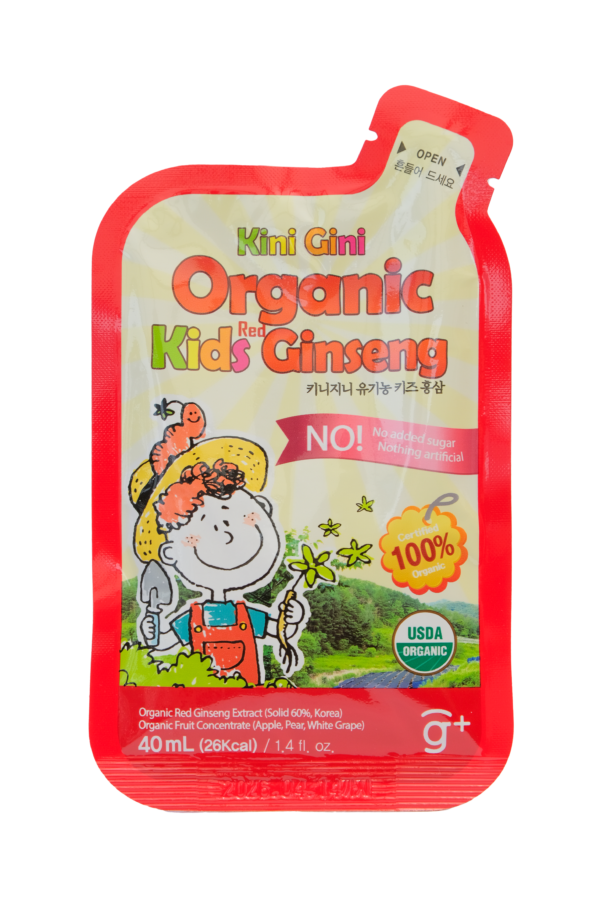 [PHIÊN BẢN MỚI TIỆN LỢI] NƯỚC HỒNG SÂM HỮU CƠ TRẺ EM KINI GINI KIDS KJH