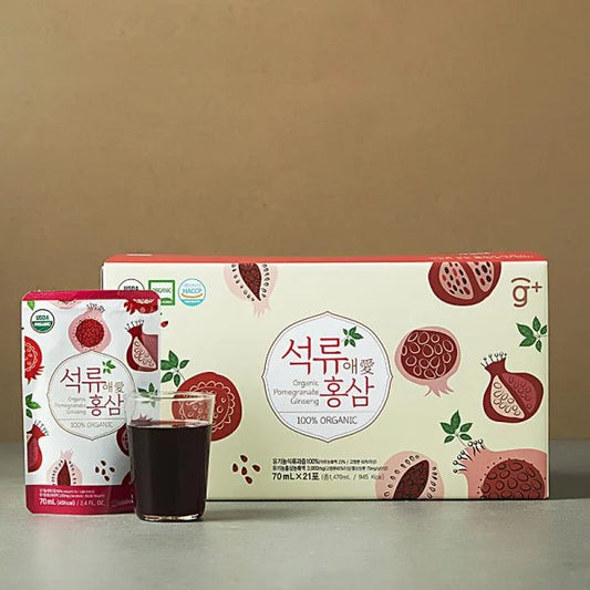 Nước Hồng Sâm Lựu Đỏ Organic